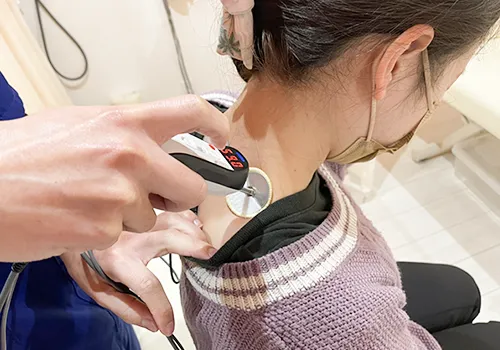 1回の施術でどこまで改善できるかを追及しています。